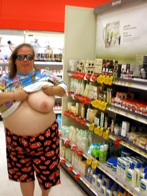 Naked shopping of desperate mature housewives