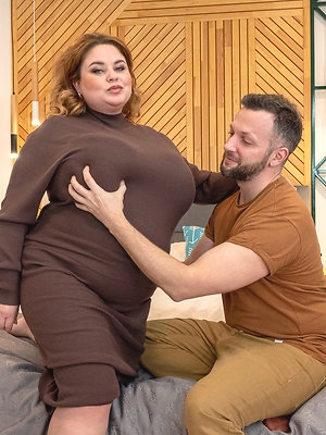 Hot anal sex with hot big breasted mom Anna Katz