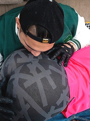 Young guy picking up a mom Lenna Bella to fuck her at home